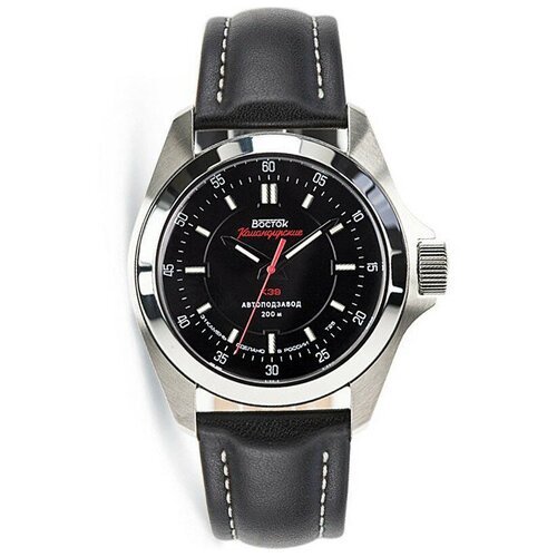 Купить Наручные часы Восток Командирские 390775, черный, серебряный
Мужские российские...