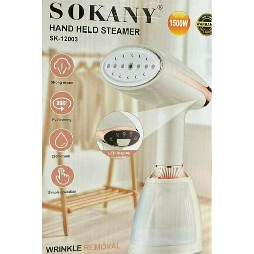 Купить Ручной отпариватель Sokany
Отпариватель ручной Sokany: быстрое и эффективное реш...