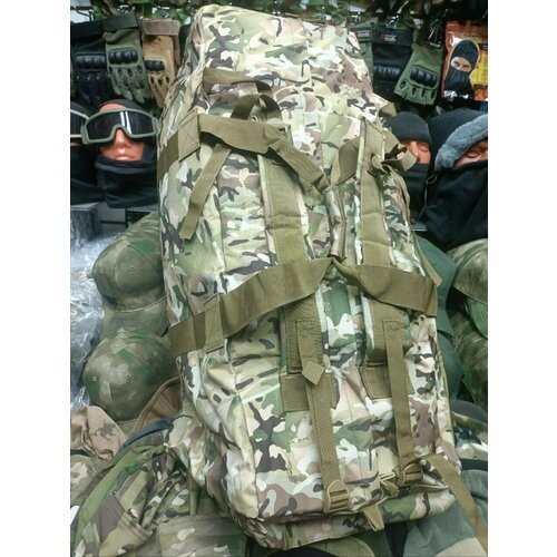 Купить Тактическая сумка рюкзак трансформер/армейская военная/баул с лямками 100 литров...
