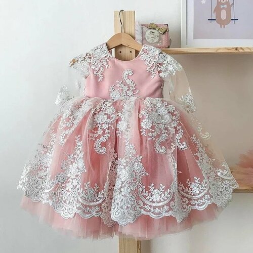 Купить Платье, размер 120, розовый
Платье принцессы , состав вискоза, кружево , шифон.<...