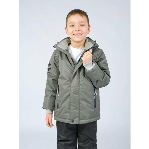 Купить Куртка RusLand 8823, размер 122, хаки
Куртка демисезонная детская большемерит +6...