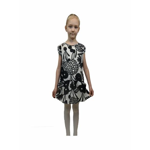 Купить Школьное платье, размер 8, белый, черный
Платье для девочек кутюр арт.330122 - э...