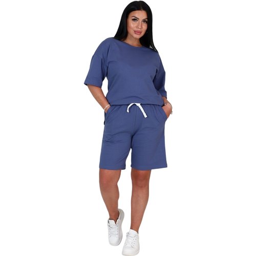 Купить Костюм, размер 50, синий
Спортивный костюм женский трикотажный Sheveli, футболка...