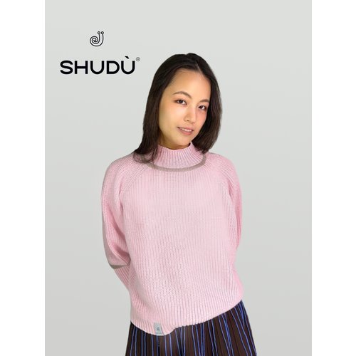 Купить Свитер SHUDU Свитер женский, размер M-L, розовый
Женский свитер базовый укорочен...