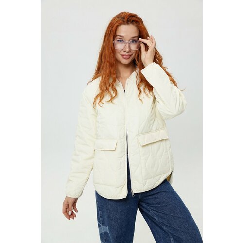 Купить Куртка Натали, размер 42, белый
Демисезонная женская куртка "Молочный" - это сти...