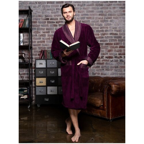 Купить Халат Polens, размер 58-62, бордовый
LUXURY мужской, велюровый халат Christopher...