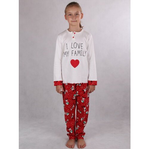 Купить Пижама ZERO, размер 6, белый, красный
Пижама для девочки от бренда ZERO – стильн...