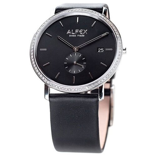 Купить Наручные часы Alfex, черный
Швейцарские кварцевые часы Alfex 5732/900 с россыпью...