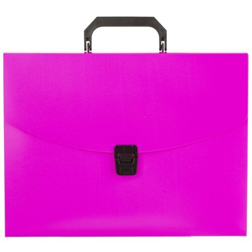 Купить Папка-портфель 1 отделение Attache Neon розовый
Портфель формата А4 из высококач...