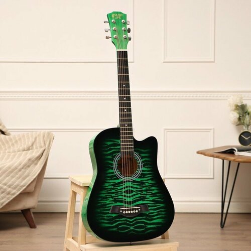 Купить Акустическая гитара Music Life QD-H38Q-hw, зелёная
<p>Акустическая гитара Music...