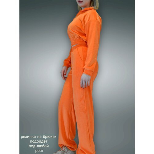 Купить Костюм , размер 42 , оранжевый
Велюровый костюм в наивысшем качестве.<br><br>Брю...