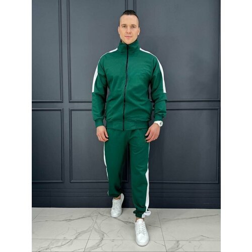 Купить Костюм , размер 50, зеленый
Спортивный костюм - это незаменимый элемент гардероб...