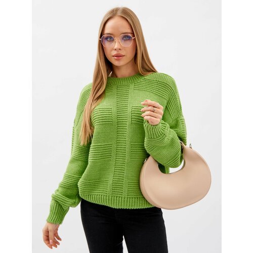 Купить Пуловер CRUISER, размер 44-46, зеленый
Теплый и уютный женский шерстяной пуловер...