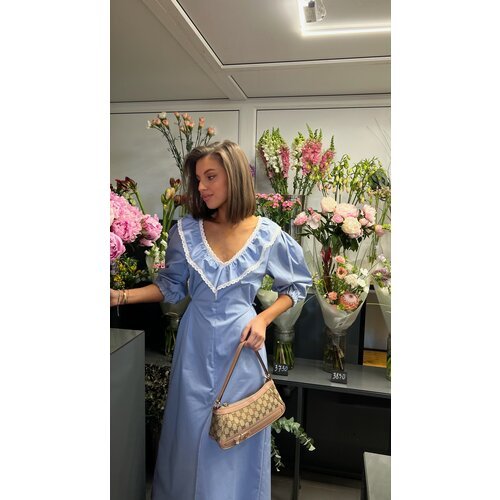 Купить Платье Tito Teplo, размер 50/52, голубой
Платье выполнено из хлопковой ткани, со...