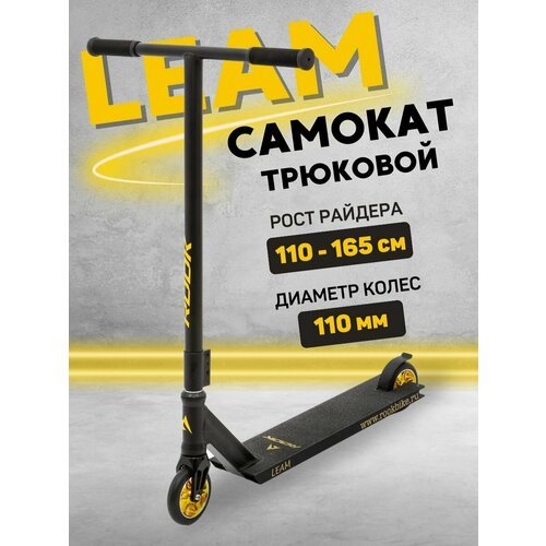 Купить Трюковый самокат ROOK Leam 110, черный/золото, 2-х колесный
ХИТ сезона - новинка...