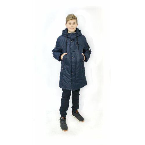 Купить Куртка Эврика, размер 158-80-66, синий
Куртка для мальчика из мембранной ткани.<...