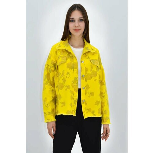 Купить Джинсовая куртка Tango Plus, размер one size, желтый
Шикарная, яркая джинсовка с...