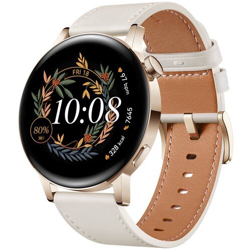 Купить Смарт-часы Huawei Watch GT 3 Milo-B19V, 42мм, 1.32", белый / белый [55027149]
См...