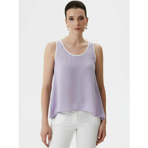 Купить Блуза Арт-Деко, размер 46, фиолетовый
Блуза из нежного шелка без рукавов, слегка...