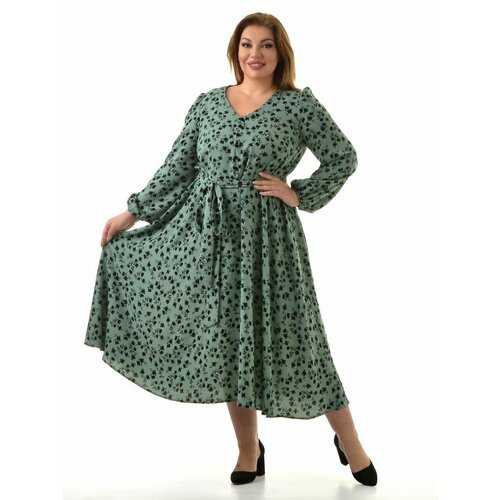 Купить Платье PreWoman, размер 64, зеленый
Платье женское больших размеров Каролина пра...