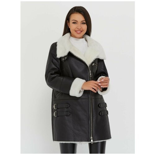 Купить Дубленка Este'e exclusive Fur&Leather, размер 54, черный
Женская прямая удлиненн...