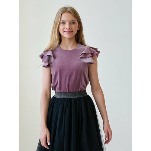 Купить Блуза Ole!Twice, размер 122, лиловый
Бархатная блуза – это изысканное сочетание...