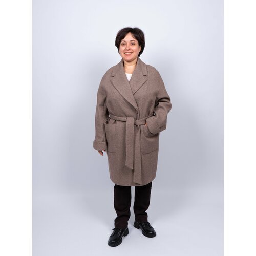 Купить Пальто , размер 50, коричневый
Стильное женское демисезонное пальто средней длин...