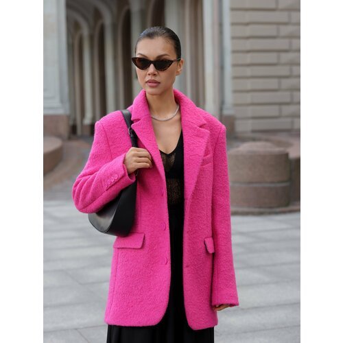 Купить Пиджак ANNA PEKUN, размер S, розовый, фуксия
Утепленный жакет из шерсти для ярко...