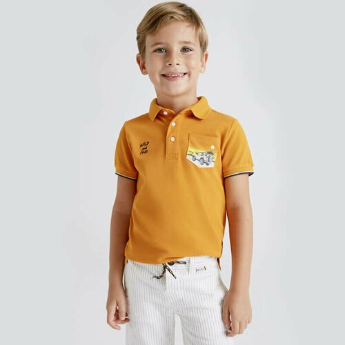 Купить Поло Mayoral, размер 110 (5 лет), оранжевый
Поло Mayoral для мальчиков представл...