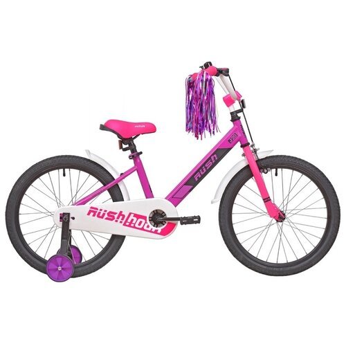 Купить Городской велосипед RUSH HOUR J20 (2022) фиолетовый 20" (требует финальной сборк...