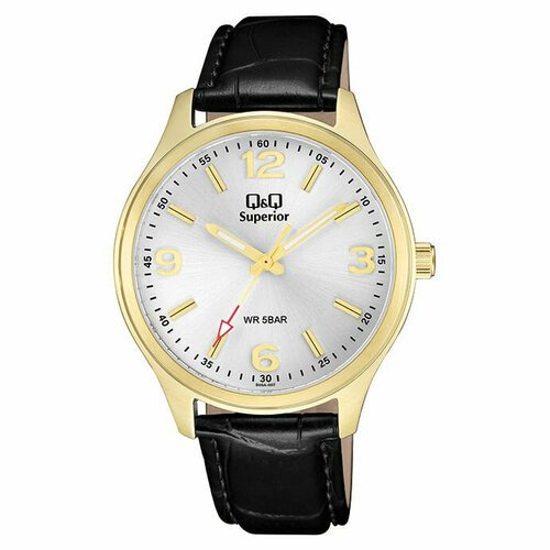 Купить Наручные часы Q&Q, белый
Мужские кварцевые часы в золотистом круглом корпусе на...
