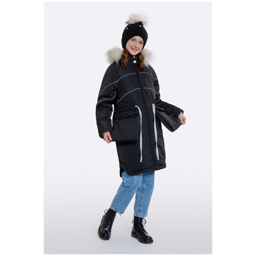 Купить Парка Шалуны, размер 36, 146, серый
Остромодное зимнее пальто для девочки свобод...