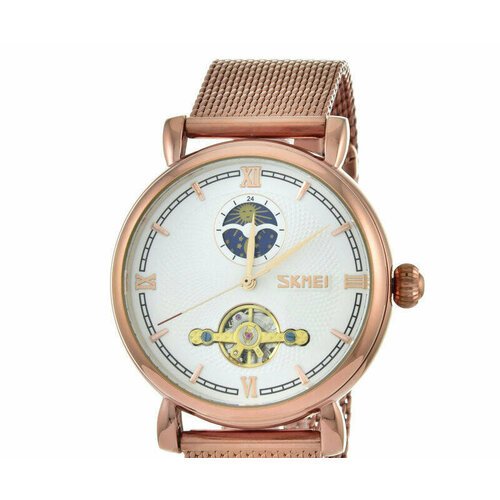 Купить Наручные часы SKMEI, золотой
Часы Skmei 9220RGWT rose gold-white бренда Skmei...