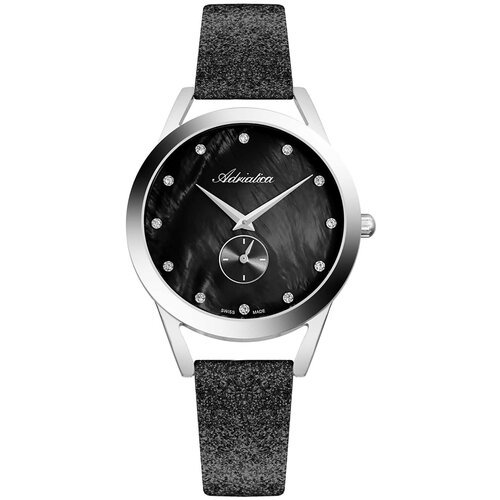 Купить Наручные часы Adriatica Essence 74004, черный, серебряный
Adriatica- это швейцар...