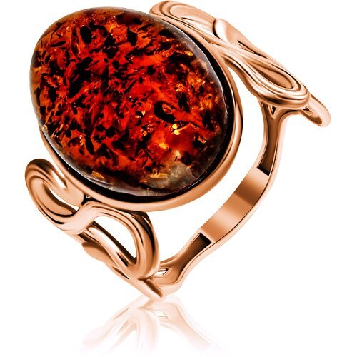 Купить Кольцо Diamant online, золото, 585 проба, янтарь, размер 20, оранжевый
<p>В наше...
