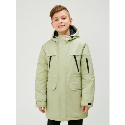 Купить Парка Acoola, размер 146, зеленый
Утеплённая куртка для мальчика из мембранной т...