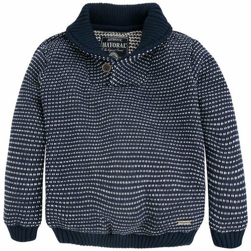 Купить Пуловер Mayoral, размер 116 (6 лет), синий
Вязаный пуловер Mayoral для мальчиков...