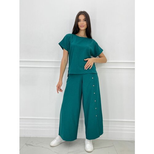 Купить Костюм ЛенаРа, размер 48, зеленый
Женский текстильный костюм от фабрики “ЛенаРа”...