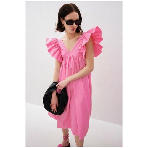 Купить Сарафан TOPTOP, размер L, розовый
Платья с акцентом на плечи – тренд SS’22 по ве...