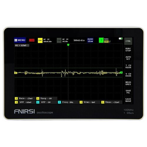 Купить Цифровой планшетный осциллограф FNIRSI 1013D (2 канала, 100 МГц)
FNIRSI 1013D -...