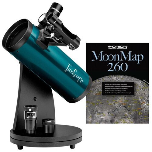 Купить Телескоп Orion Funscope 76mm (рефлектор на монтировке Добсона)
Идеальный семейны...