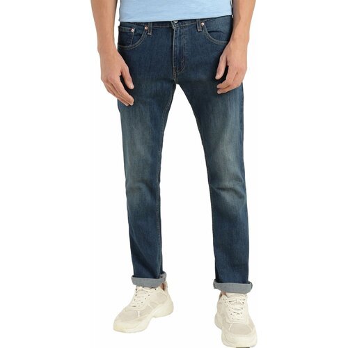 Купить Джинсы Levi's, размер 32/32, синий
Современные мужские зауженные джинсы скини Le...