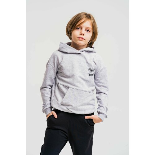 Купить Худи ИНОВО, размер 152, серый
Стильное худи для мальчика с капюшоном изготовлен...