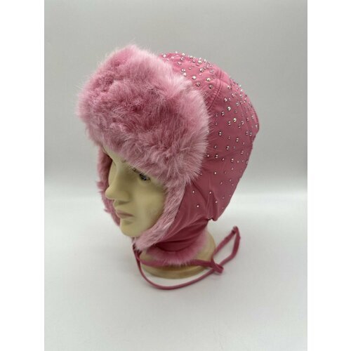 Купить Шапка TuTu, размер 48-50, розовый
Стильная зимняя шапка-ушанка для девочки произ...