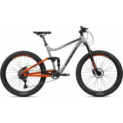 Купить Велосипед HORH BEAVER 27.5" (2023) Grey-Оrange-Black, размер рамы 17"
Двухподвес...