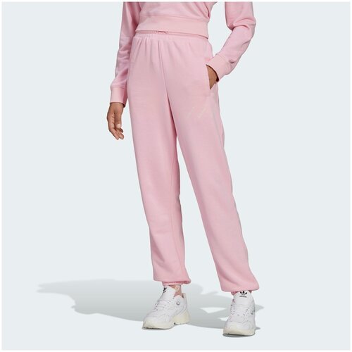 Купить Брюки adidas, размер 42, розовый
Повседневные трикотажные брюки с высокой талией...