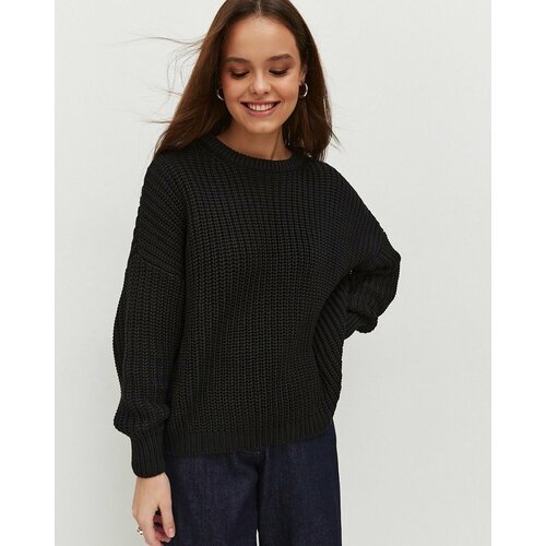 Купить Пуловер look7, размер one size, черный
Пуловер крупной вязки их хлопковой пряжи....