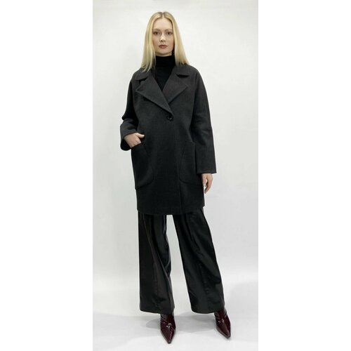 Купить Пальто реглан, размер 46, черный
Женское демисезонное пальто оверсайз - это стил...