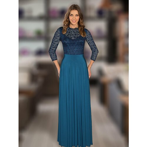 Купить Платье Modami24, размер 46, синий
Необычное, элегантное, вечернее платье в пол с...