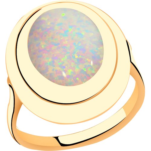 Купить Кольцо Diamant online, золото, 585 проба, опал, размер 19.5
<p>В нашем интернет-...